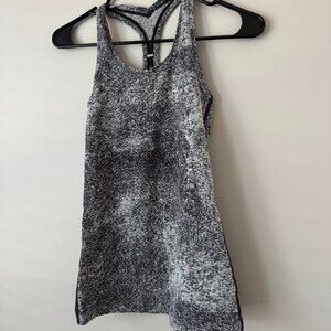 Lululemon Soft Grey Racerback Workout Tank